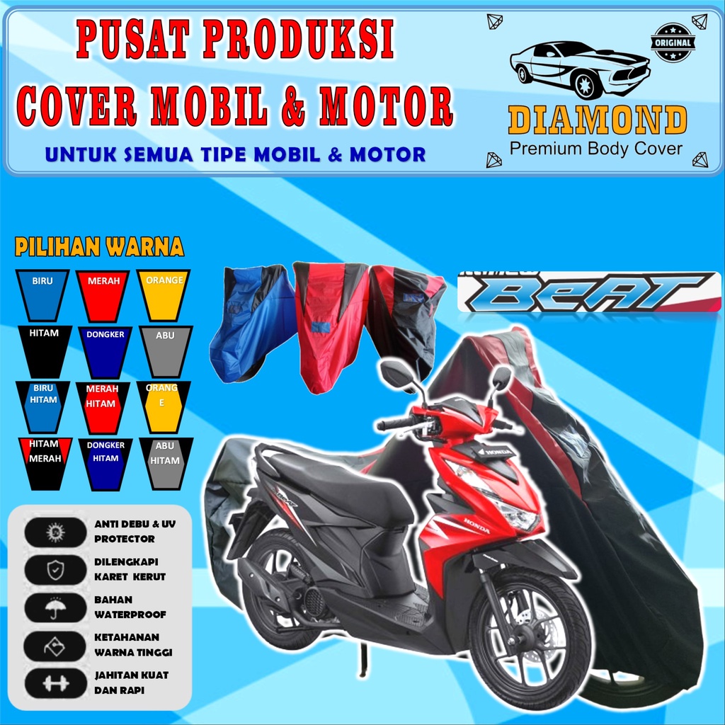 Jual Cover motor HONDA BEAT KARBU DAN INJEKSI SEMUA TIPE DAN TAHUN Shopee Indonesia