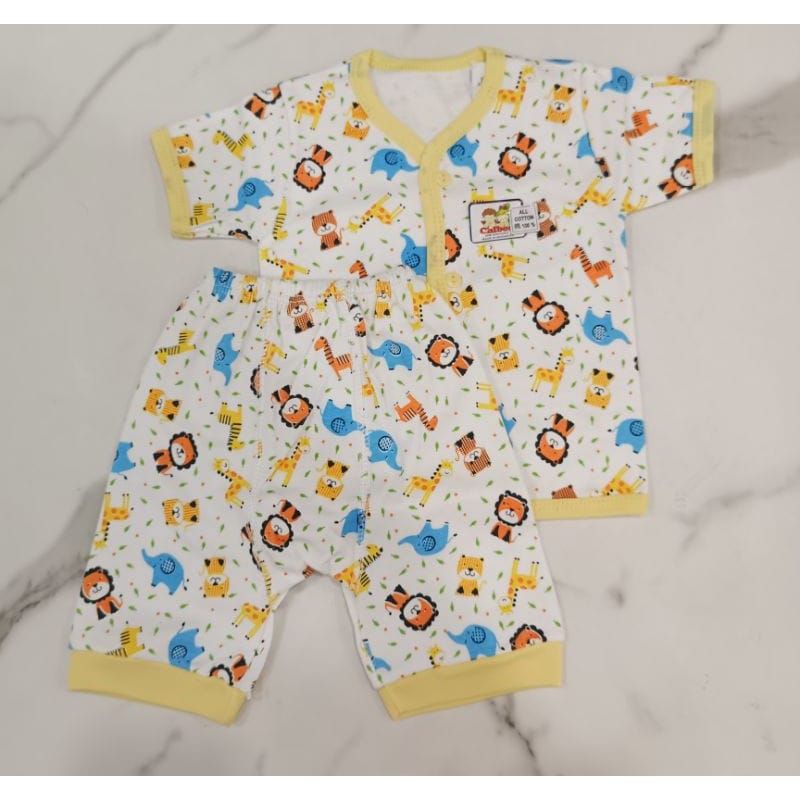 Chibon Setelan Baju Pendek Celana Pendek / Setelan Anak / Newborn