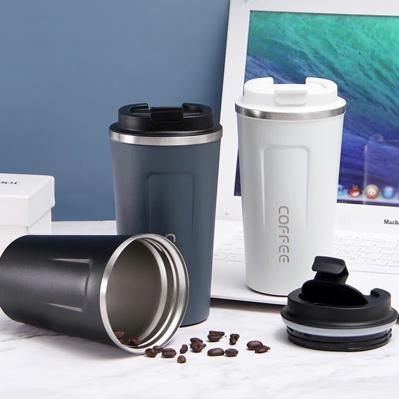 (COD) PL 380/510ML Kettle KOPI Portable Travel Mug Stainless Steel Insulated Coffee Mug/Insulated Mug TERMOS BOTOL MINUM