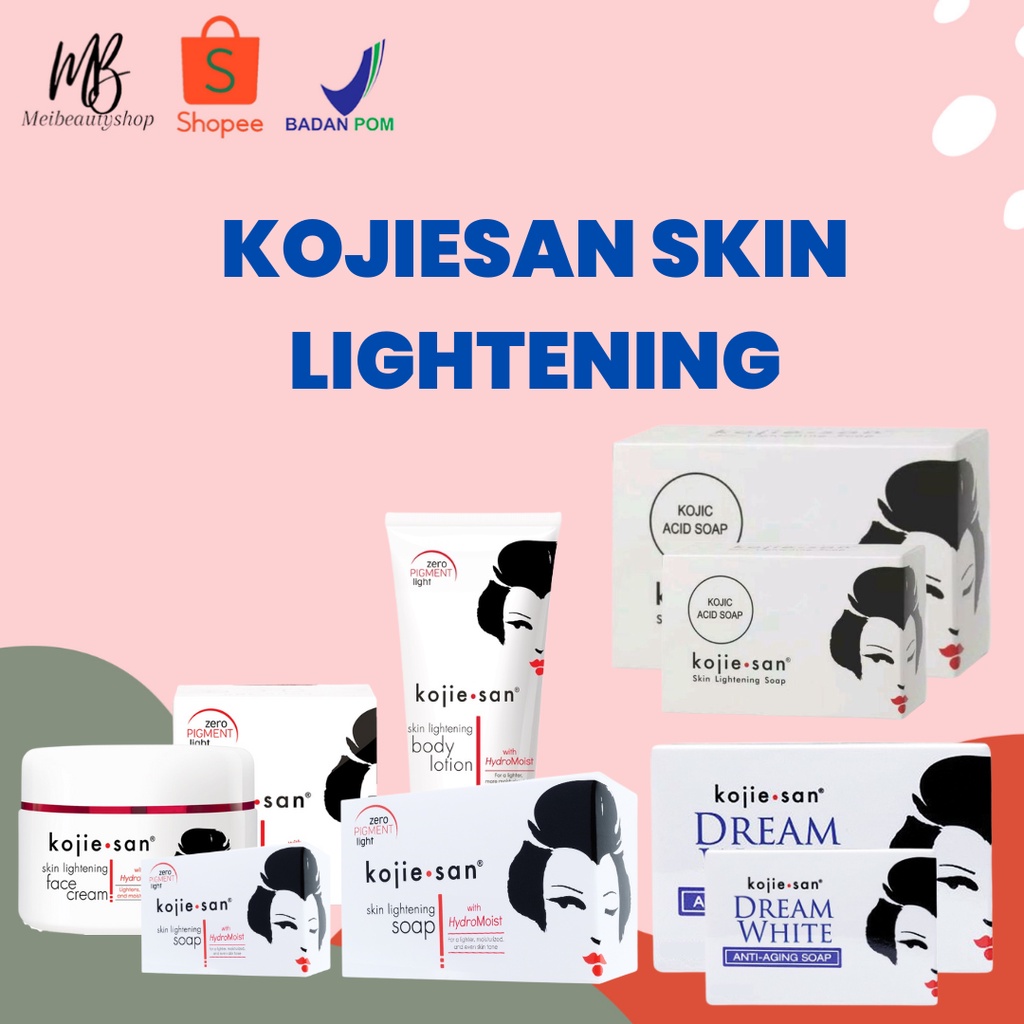 KOJIE SAN Skin Lightening Soap Kojic , Soap Hydramoist , Body Lotion , Cream , Dream White Anti Aging