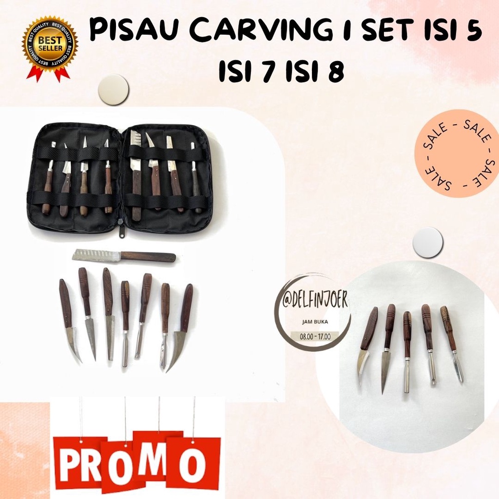 

❤Pisau ukir buah | pisau ukir buah dan sayur | pisau set Garnish isi 8 | pisau ukir buah dan sayur | pisau ukir buah | PISAU UNTUK TUMPENG ISI 8
