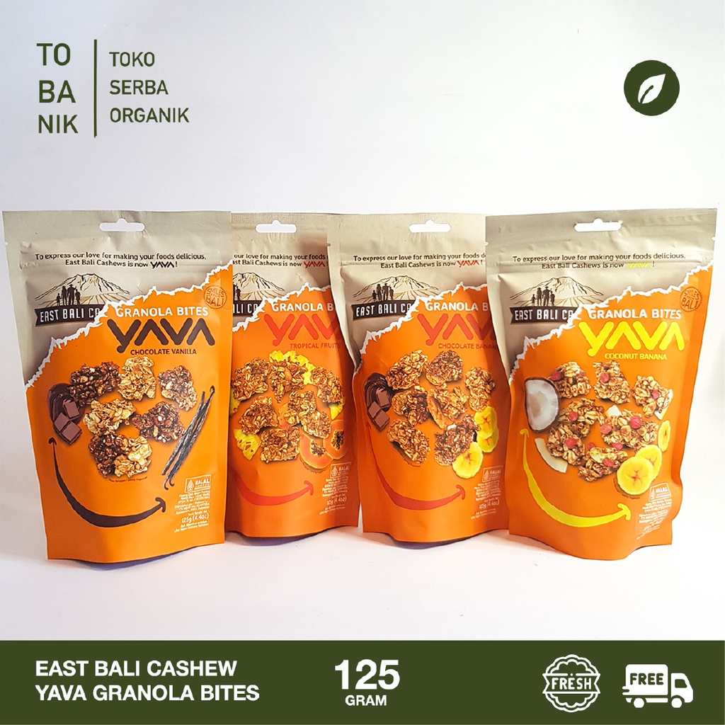

Granola Bites Popcorn Yava East Bali Cashew 125 gr