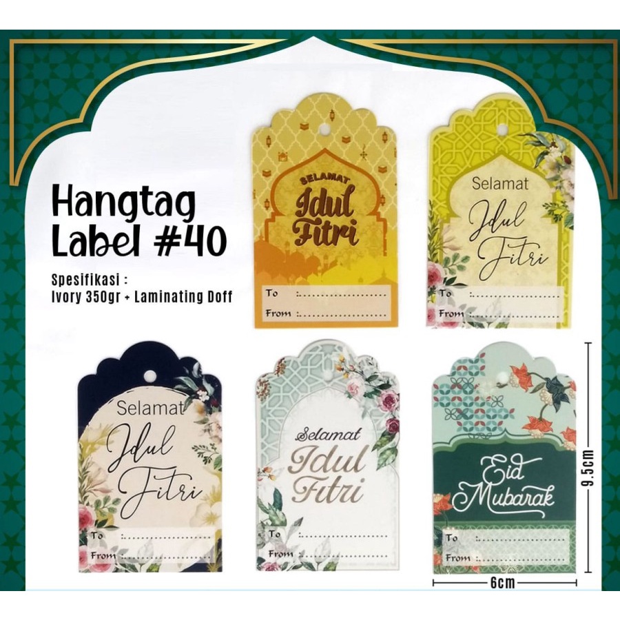 

Hangtag Label Idul Fitri 20pcs