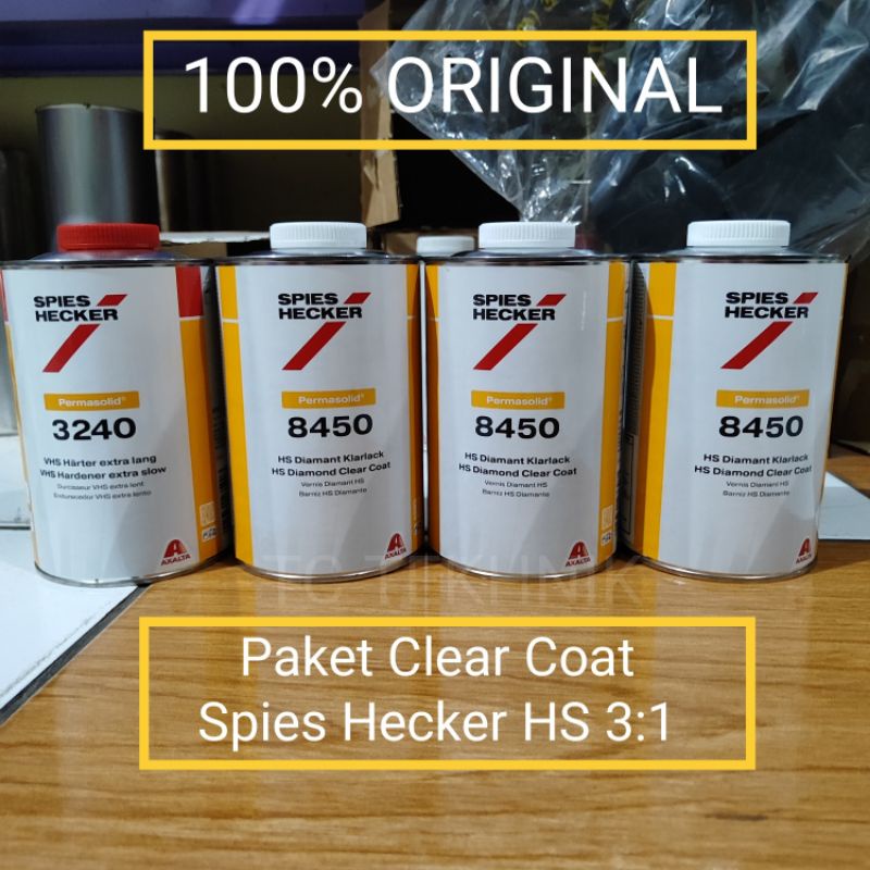 [Paket] Pernis Spies Hecker HS Clear Coat 8450 3:1