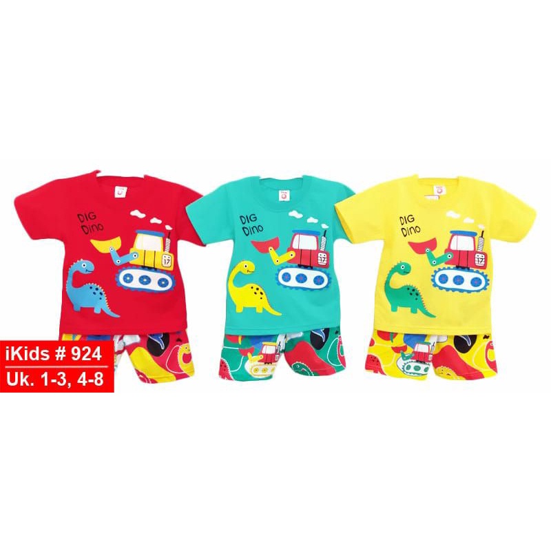 Setelan Ikids lengan pendek 0-2tahun