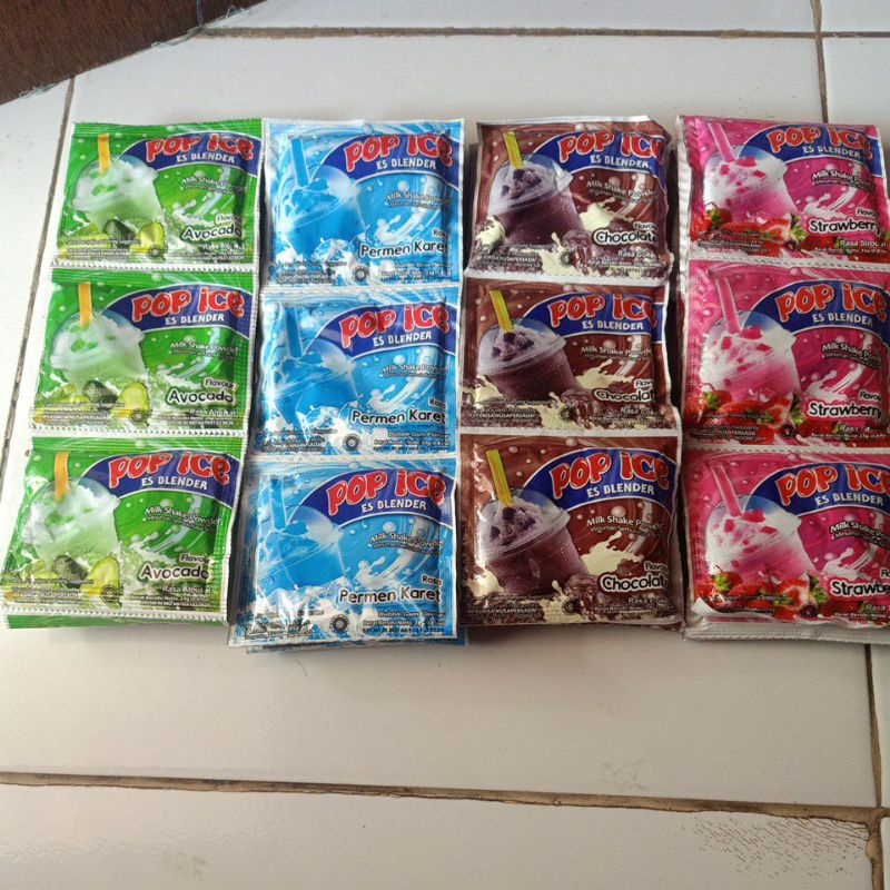 pop ice renteng 4 variant 24g (10 sachet)