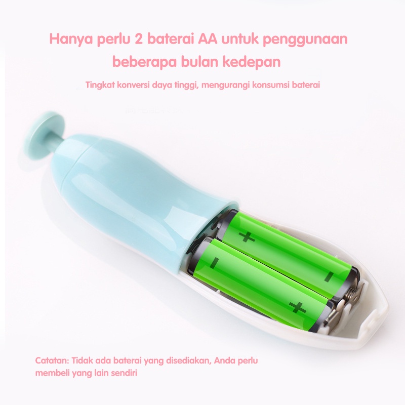 Holiven Gunting Kuku Bayi - Pemotong Kuku - Nail Trimmer Baby - Baby Set Trimmer - Alat Kikir Kuku Elektrik/Kaki dan Tangan 6 in 1 Pemotong Kuku