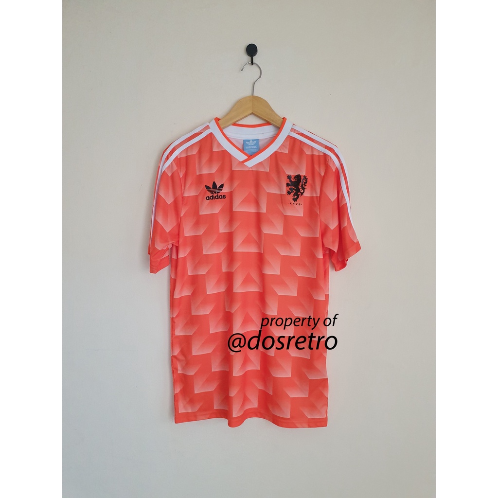 Jersey Retro Belanda Home 1988 Euro Gullit