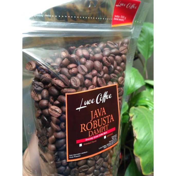 

[BISA COD] Kopi Java Robusta Dampit 500gr - Luce Coffee - biji atau bubuk