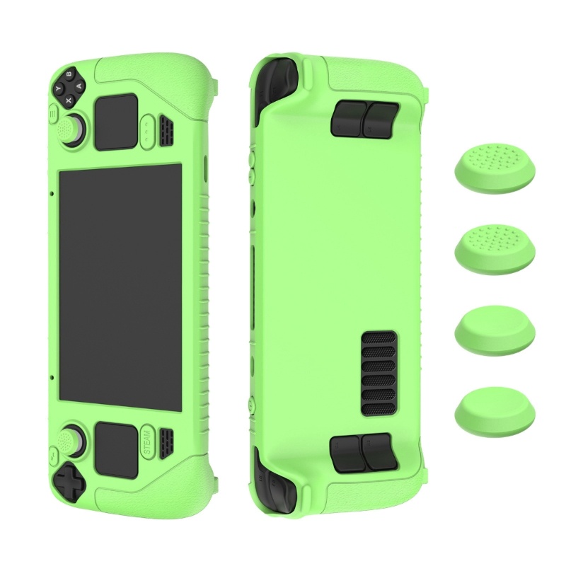 Zzz Casing Pelindung Untuk Steam Deck Protector-Silicone Cover Shock-Absorption Nonslip