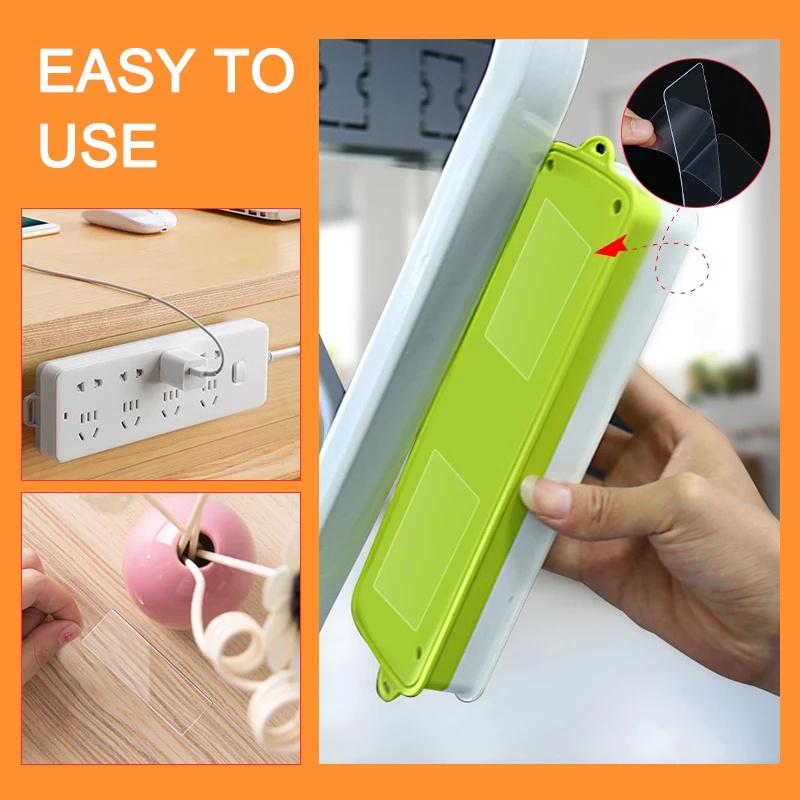 30 /50/60Pcs/Box Festival Musim Semi Kuplet Tape Perekat Dua Sisi, Reusable PVC Patch Transparan, Dapat Dicuci Tape Berperekat Tinggi Dua Muka