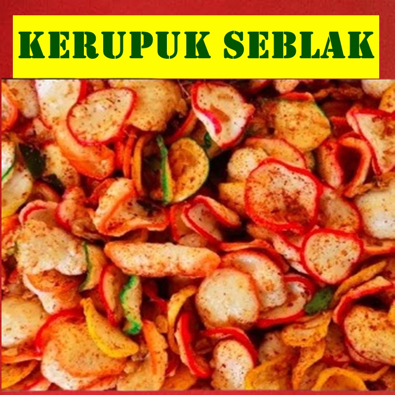 

KERUPUK SEBLAK KERING KERUPUK SEBLAK BANTET RASA PEDAS DAUN JERUK BERAT 250 GRAM