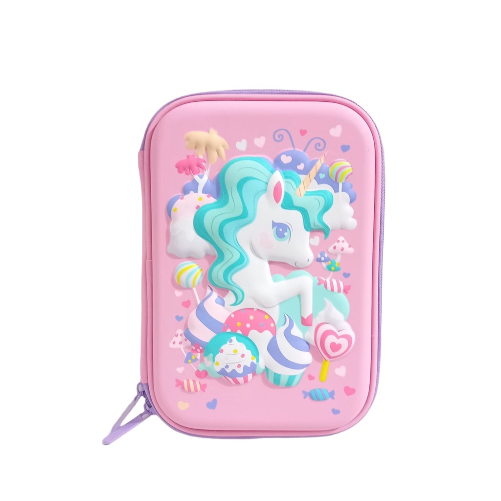 

Kotak Pensil Unicorn Lollipop Tempat Pensil Hardtop 3D Timbul Kado Ultah anak Perempuan ORI PREMIUM
