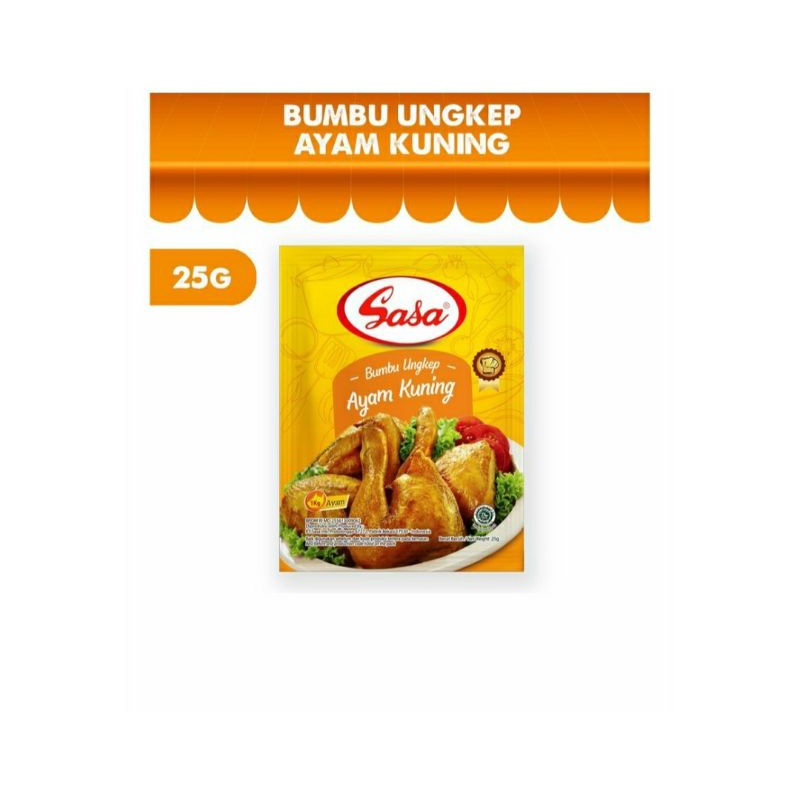 

Sasa Bumbu Ungkep Ayam Kuning 25G