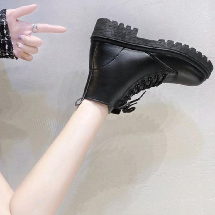 Langsung Atc Boots Korea Hitam - Fair good | Sepatu Boots Zipper Pria/Wanita Traveling Fashion  show