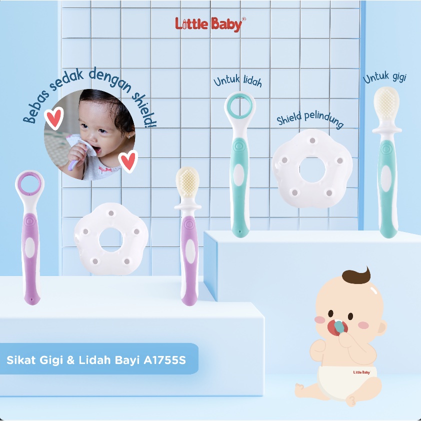 Little Baby - Sikat Gigi &amp; Lidah Bayi A1755S