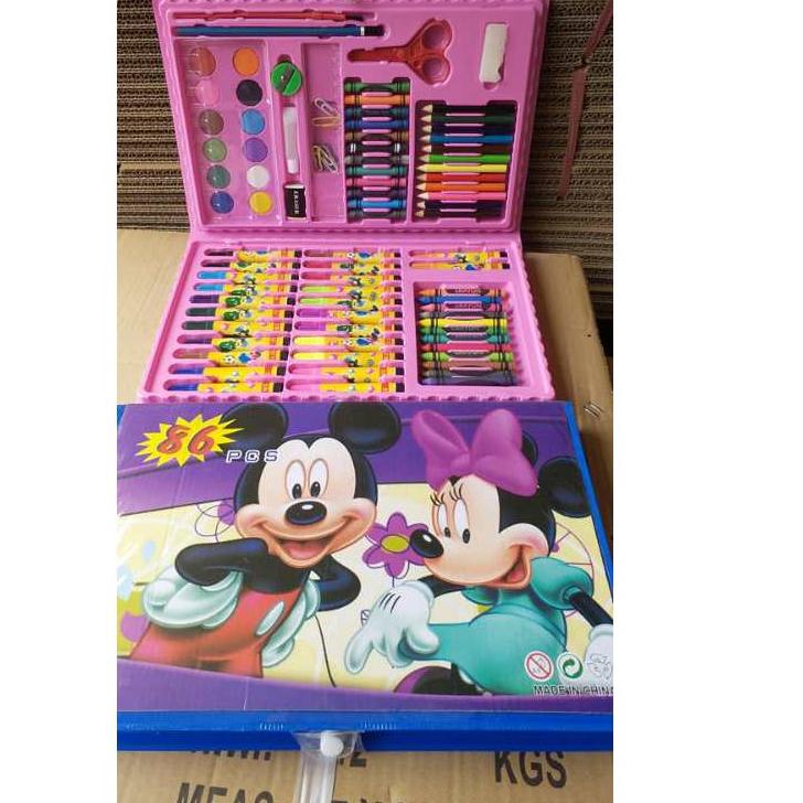 

[PRODUK LVMFV] Crayon Anak Set 86pcs / Krayon Mewarnai Anak 86pcs / Pensil Warna Set 86pcs J0S