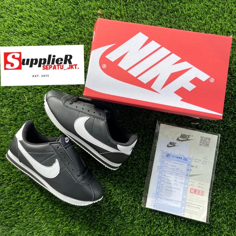 Nike Cortez XLV Stranger Things White Green Orange Women Sepatu Wanita Tali. gym