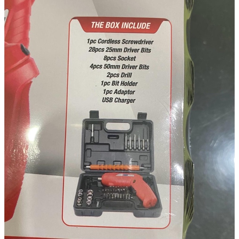 KDK-CSM101 Bor cas baterai 3.6V Bor obeng cas ulang Bor cordless obeng bor bateray aki