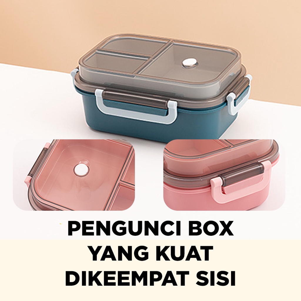 Lunch Box kotak Makan Kotak Bekal / Kotak Makan Siang / Kotak Makan Anak Dan Dewasa