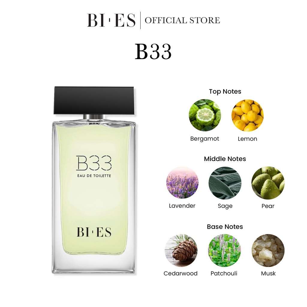 BIES B33 Parfum Pria - EDT 90 ML