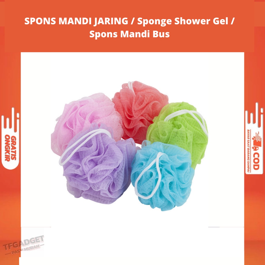 SPONS MANDI JARING Mini / Sponge Shower Gel / Spons Mandi Busa