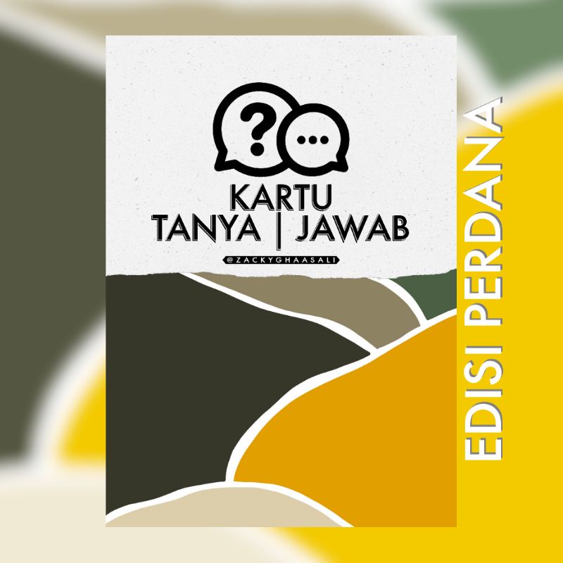 Jual KARTU TANYA JAWAB Shopee Indonesia