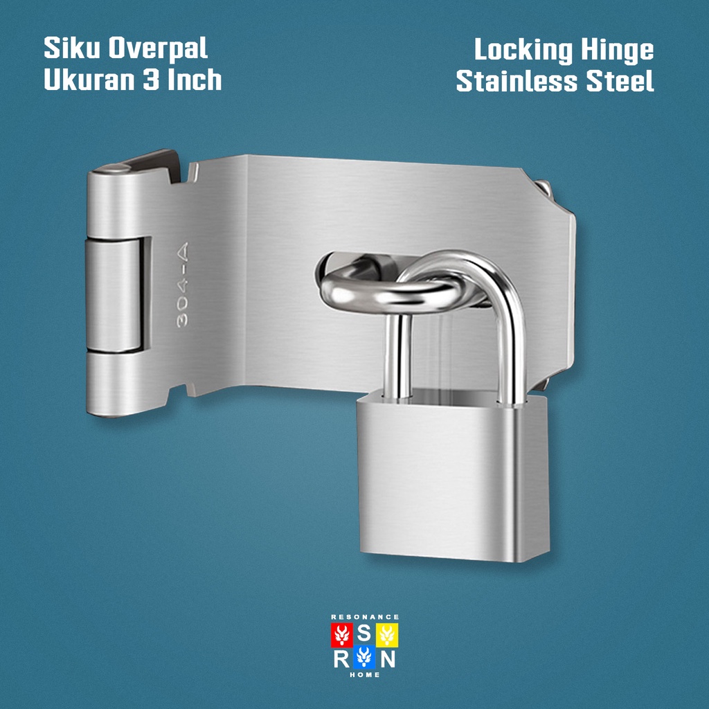 Overpal Siku Kecil 3 Inch / Kunci Pintu Overpal SUS 304 Resonance Home