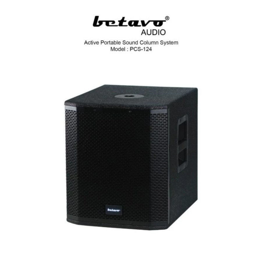 Speaker aktif column betavo pcs124 aktive satelite portable pcs 124