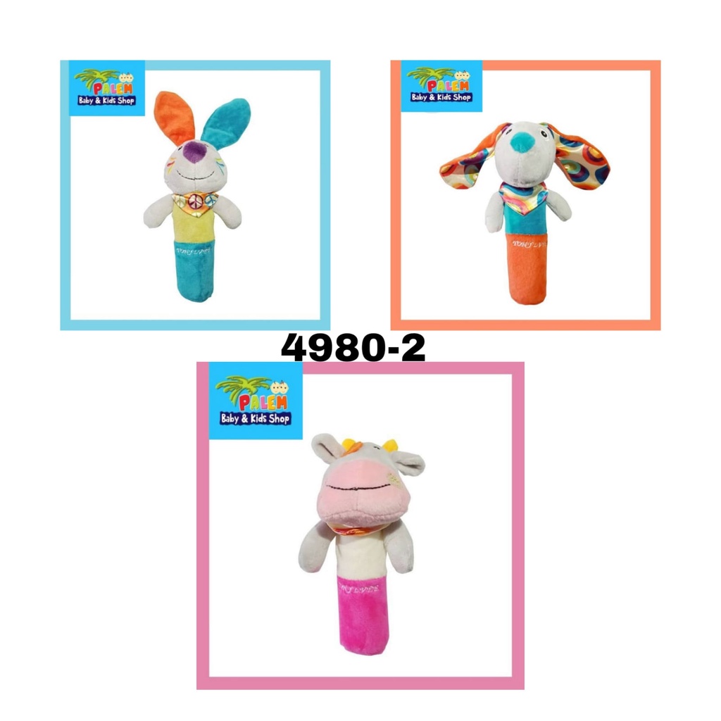 Carter Love Rattle Stick / mainan boneka bunyi / mainan edukasi bayi