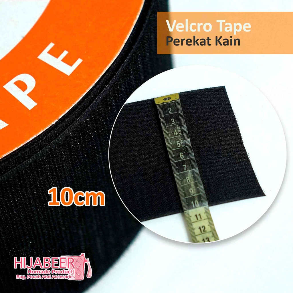 Velcro Jumbo uk 10cm  PER ROLL