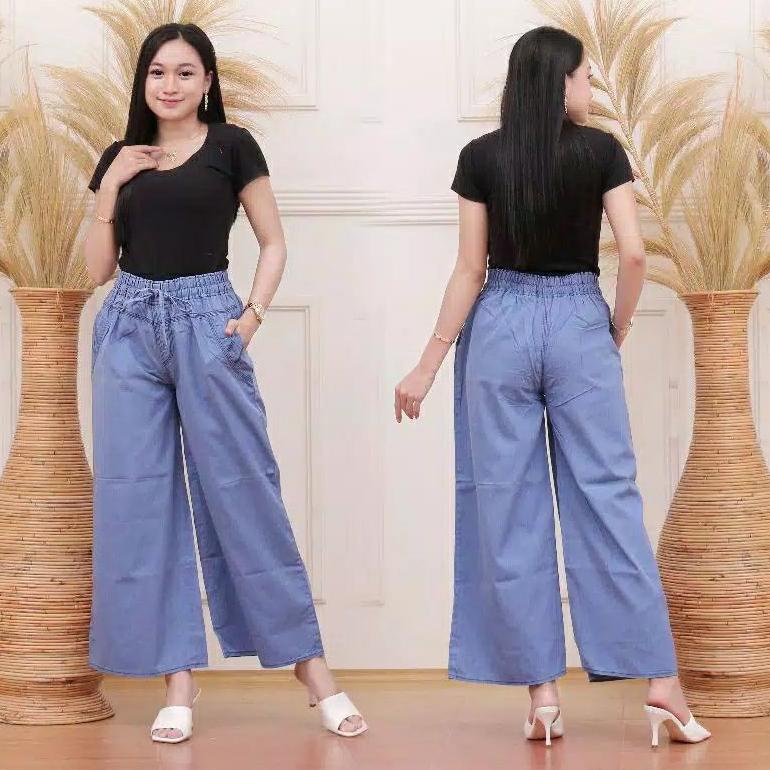 [PLP.22De22ž] KULOT JEANS WANITA | KULOT JEANS KOLOR