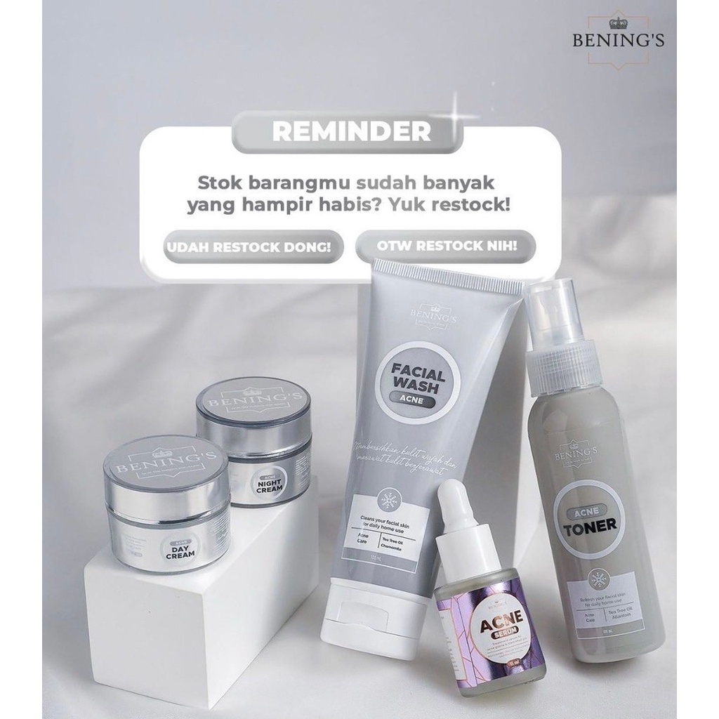 ENING SKINCARE DOCTOR OKY PRATAMA ACNE JERAWAT | BENING CLINIC | BENING SKINCARE DR OKY PRATAMA