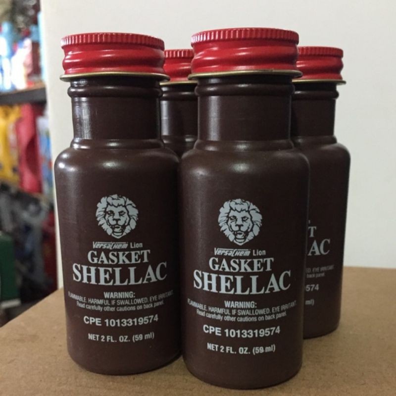 

Lem Gasket Shellac Compound Versachem Lion 59ml
