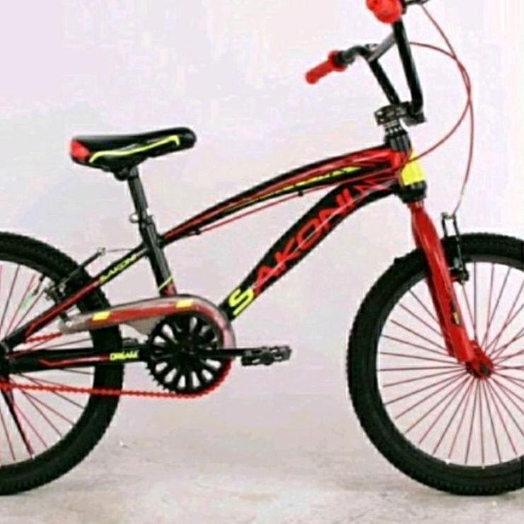 ➺ SEPEDA BMX 20 INTER / SAKONI KOM SETIR OVERSIZE BAN MOTIF JUMBO 2.125 GK34