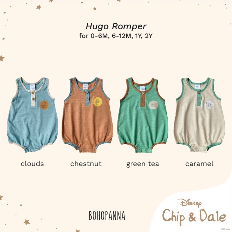 Bohopanna Hugo Romper / Romper Bayi 0-2thn