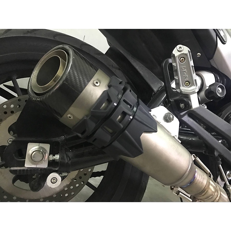 Universal Pelindung Knalpot Karet Anti Panas Knalpot Pelindung Cover Pelindung Silencer Ujung Knalpot