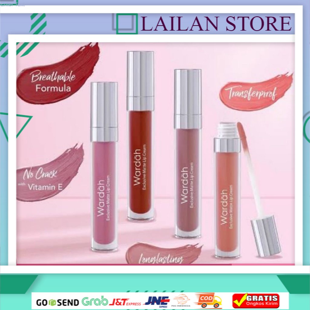 ~ LS ~ WARDAH EXCLUSIVE MATTE LIP CREAM/ WARDAH MATTE LIP CREAM/ WARDAH LIP CREAM/ LIP CREAM MATTE