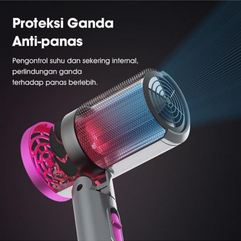 Hair Dryer Lipat SAMONO SW-HDB11 - Pengering Rambut