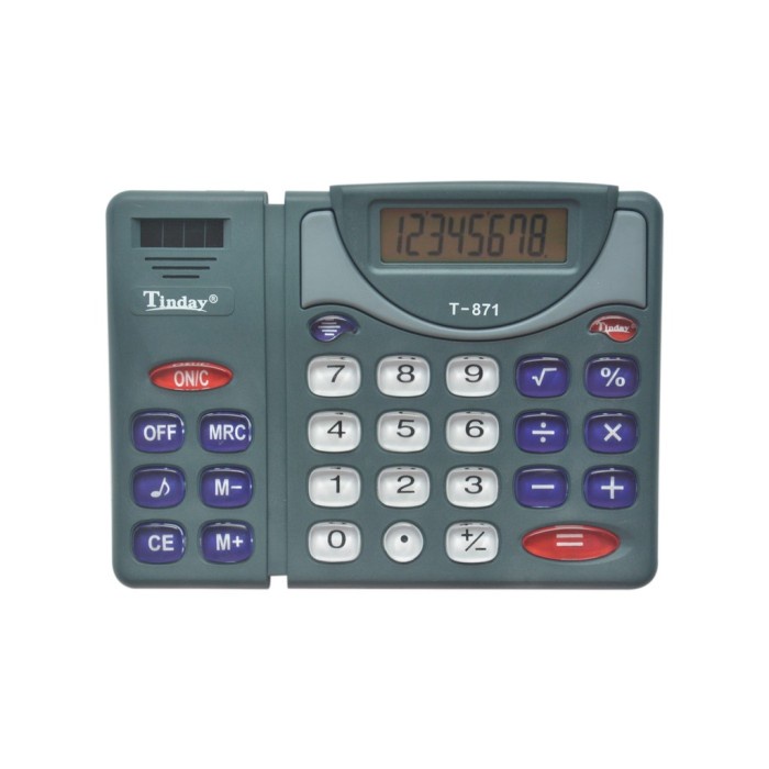 

BOOM SALE Kalkulator Dagang Kalkulator Murah Ukuran Tanggung Baterai AA A2