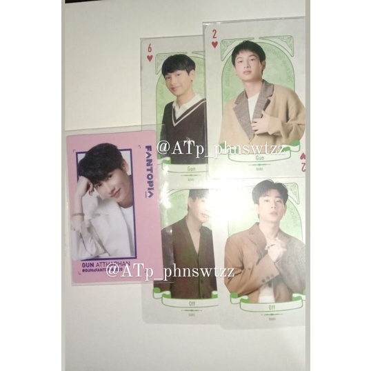 FANTOPIA CARD OFFICIAL Off Jumpol Gun Atp Mond Tanutchai Playing Card Offgun