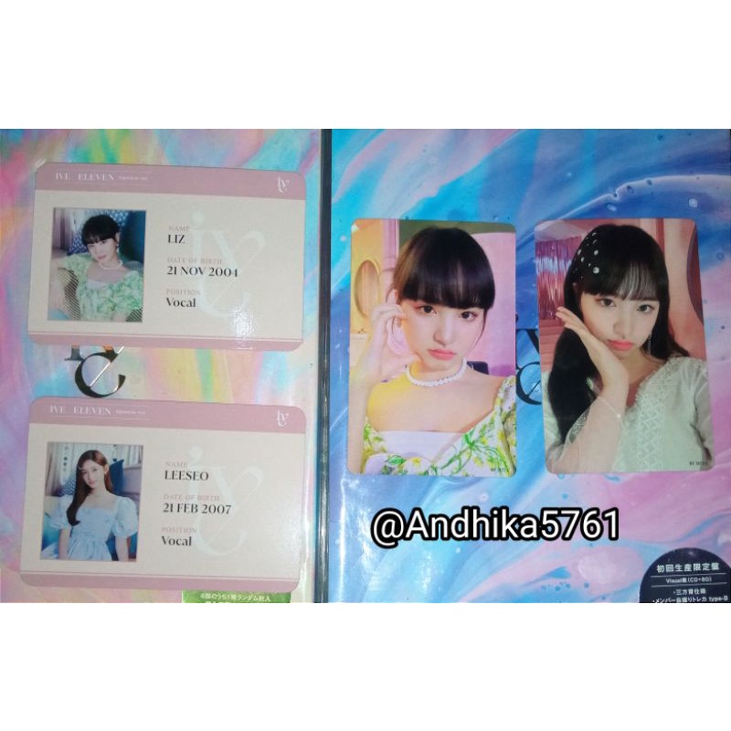 Album Japan / Album Jepang IVE Eleven Versi E (Unsealed) IVE Eleven Japanese Album E versi