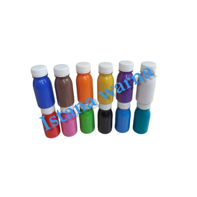 

[Q(67 ♫♪) Cat Lukis PREMIUM 80 ml Cat Lukis Acrylic untuk Gypsum Tanah Liat Mural Tembok kanvas serba guna Tive Matte paling laris