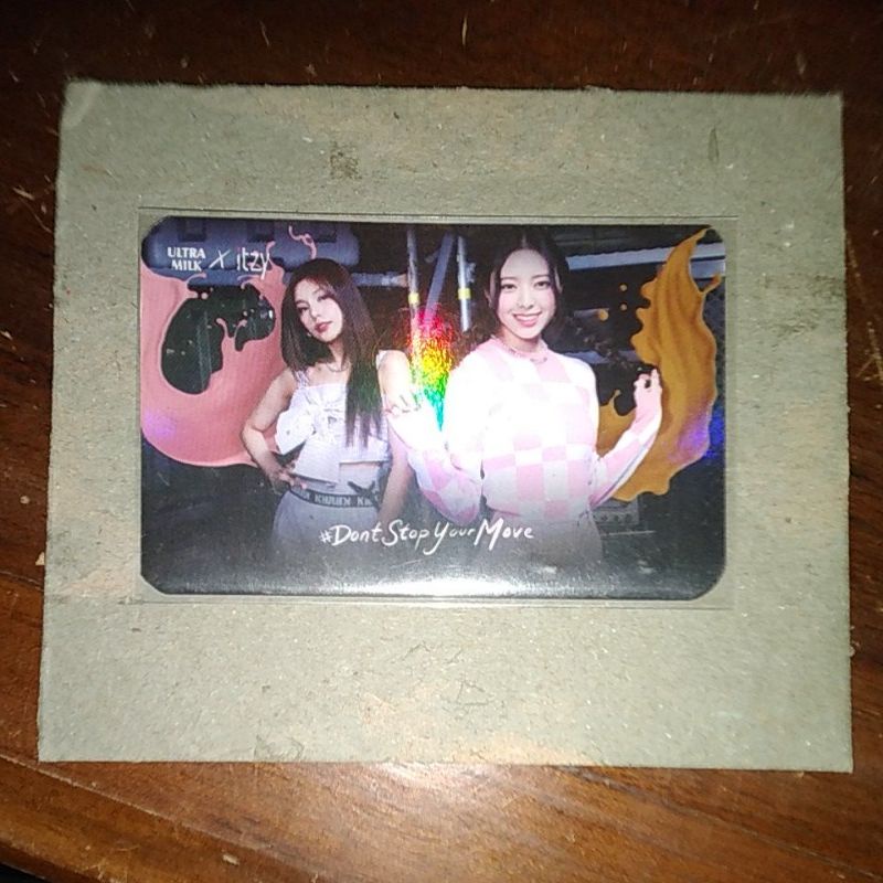 Photocard ultramilk X itzy Yeji Yuna