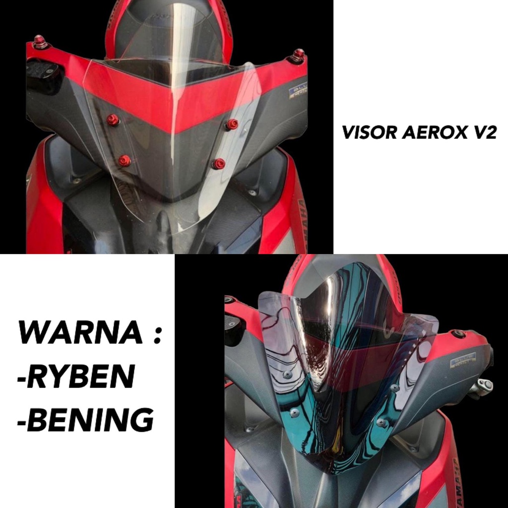 VISOR AEROX OLD WINSHILED AEROX NEW WINDSHIELD AEROX MODEL JENONG STANDAR VISOR ALL AEROX 155 NEW OLD PNP Windshield Aerox Standar Bening , visor aerox, new aerox Winshield windshield aerox NEW, OLD sporty, visor aerox, new aerox