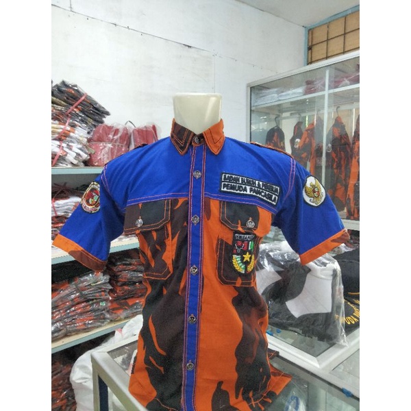 Pdh B2P3 Pemuda Pancasila Bahan Loreng Sritex