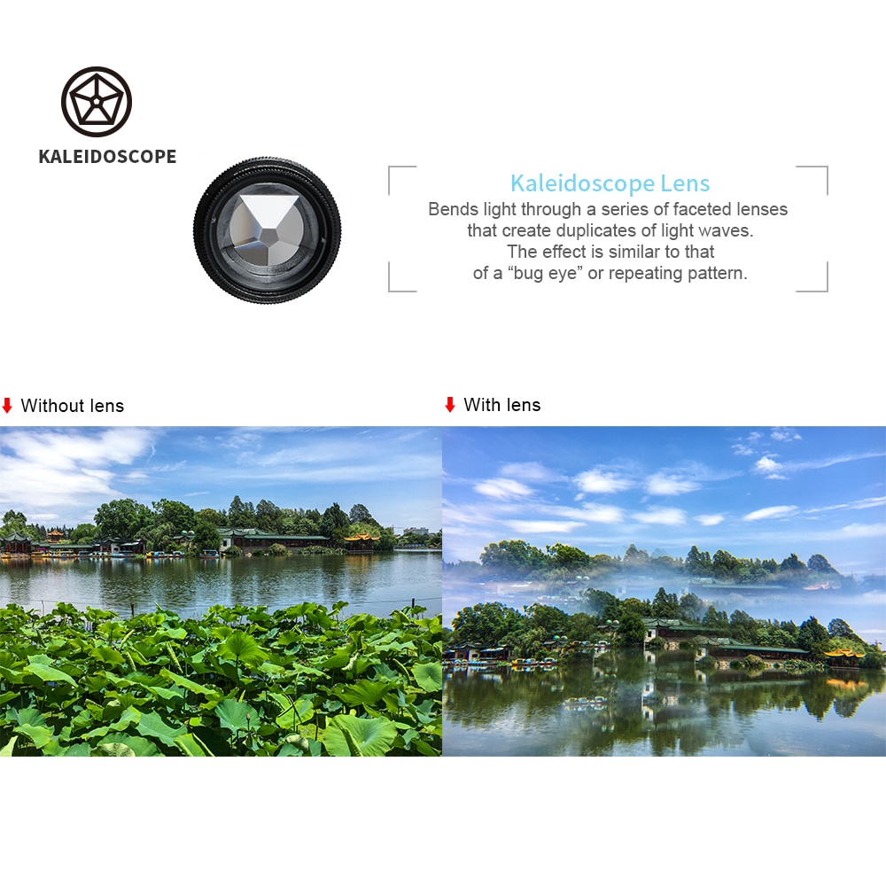APEXEL 7 in 1 Lensa Eksternal Lens Kit APL-DG7 - APL-DG7