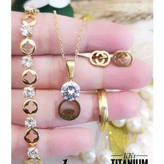 Titanium set perhiasan dewasa 271202