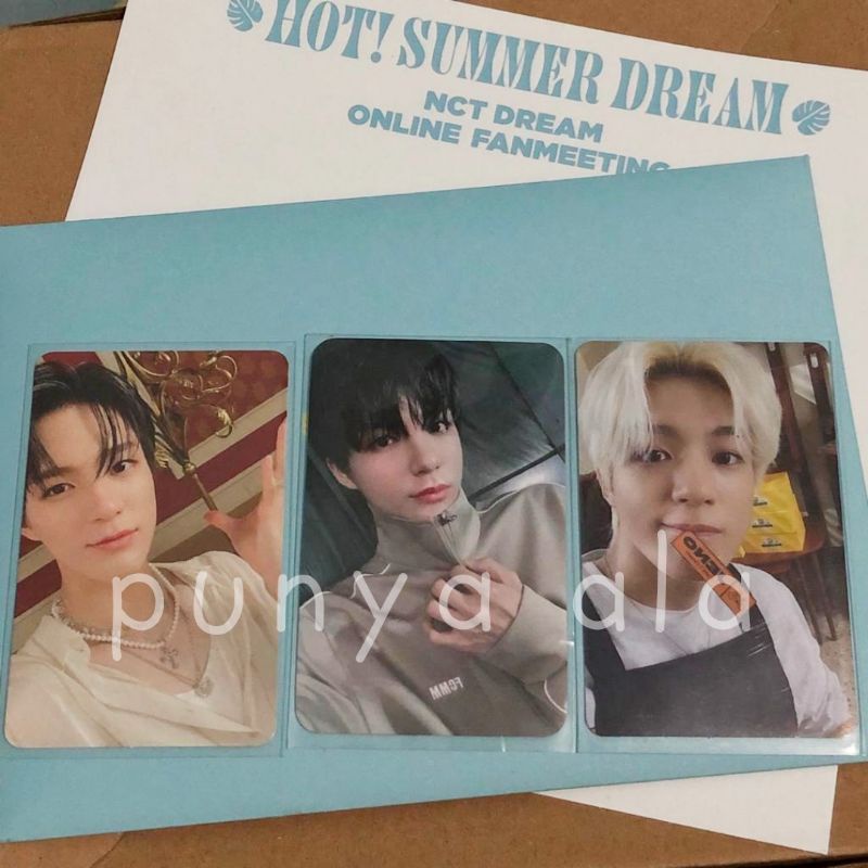 jeno ar hot summer dream jeno ar ticket hot summer dream 엔시티드림 엔시티 드림 nct dream jeno pc poca photoca