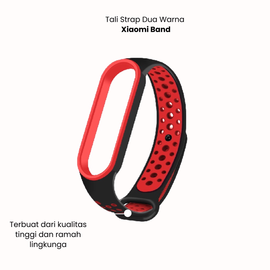 Tali Xiaomi Band 3 4 5 6 Miband Sports Silicone Strap